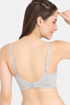 Rosaline Cyber Grove Everyday Double Layered Non Wired 3/4th Coverage T-Shirt Bra (Pack of 2) - Multicolor — thumbnail 3